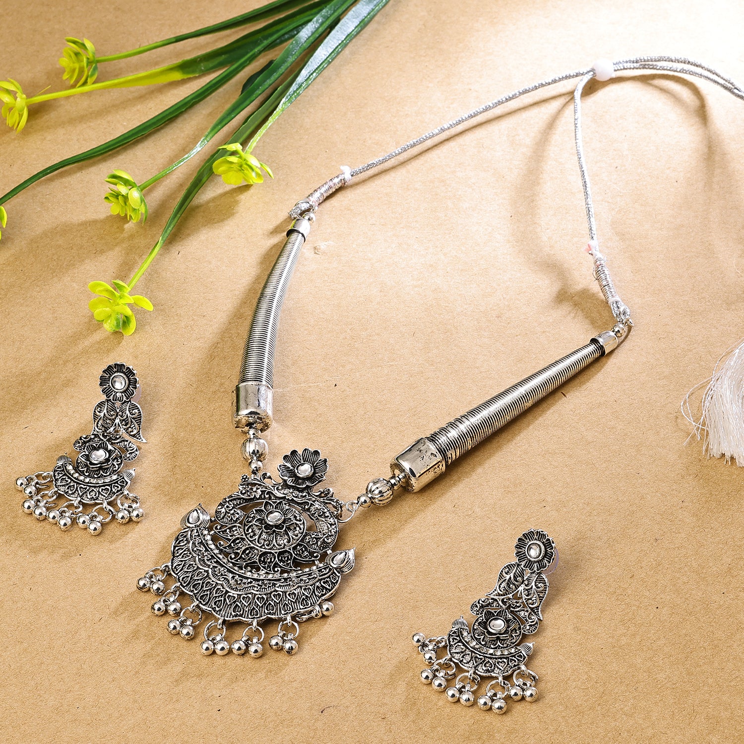 Sukkhi Exclusive Oxidised Necklace Set For Women