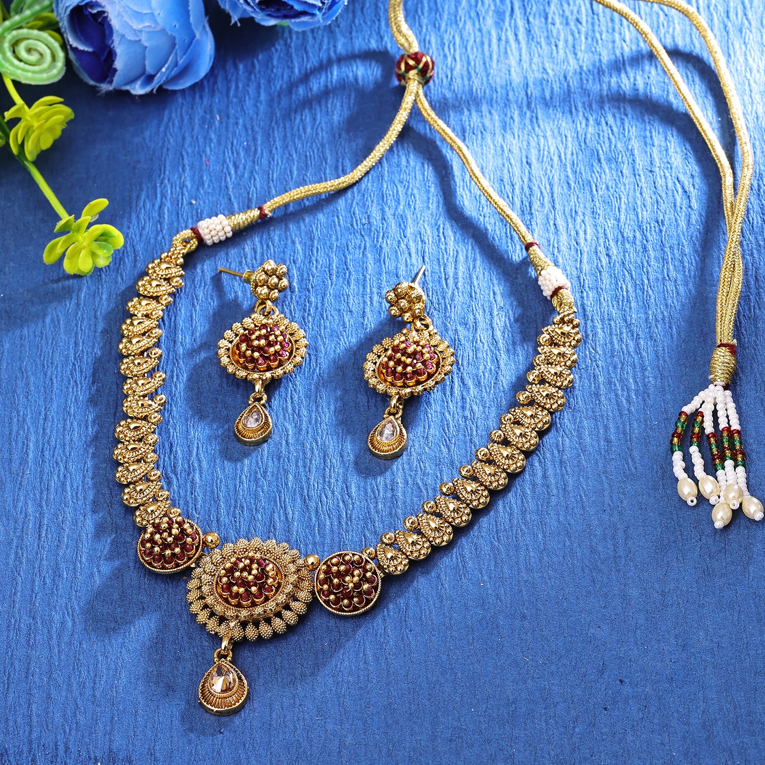 Sukkhi Fine Gold Plated Necklace Set For Women