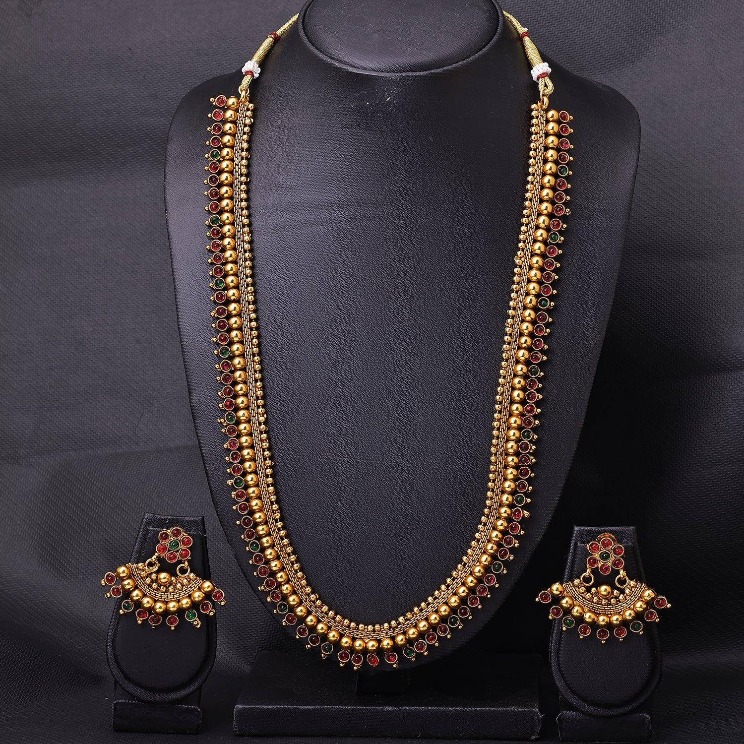 Sukkhi Fine Gold Plated Long Haram Necklace Set For Women