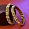 Sukkhi Glossy Gold Plated Set of 2 Bangles For Women