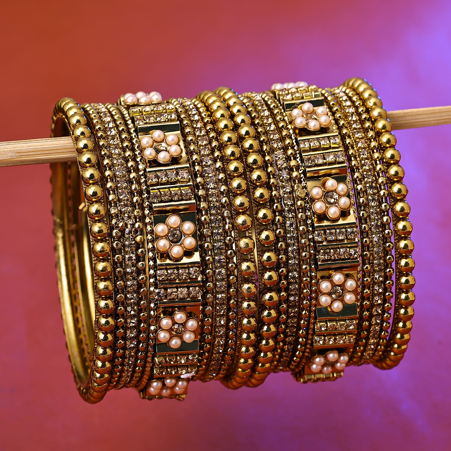 Sukkhi Classic Gold Plated Bangle Set For Women