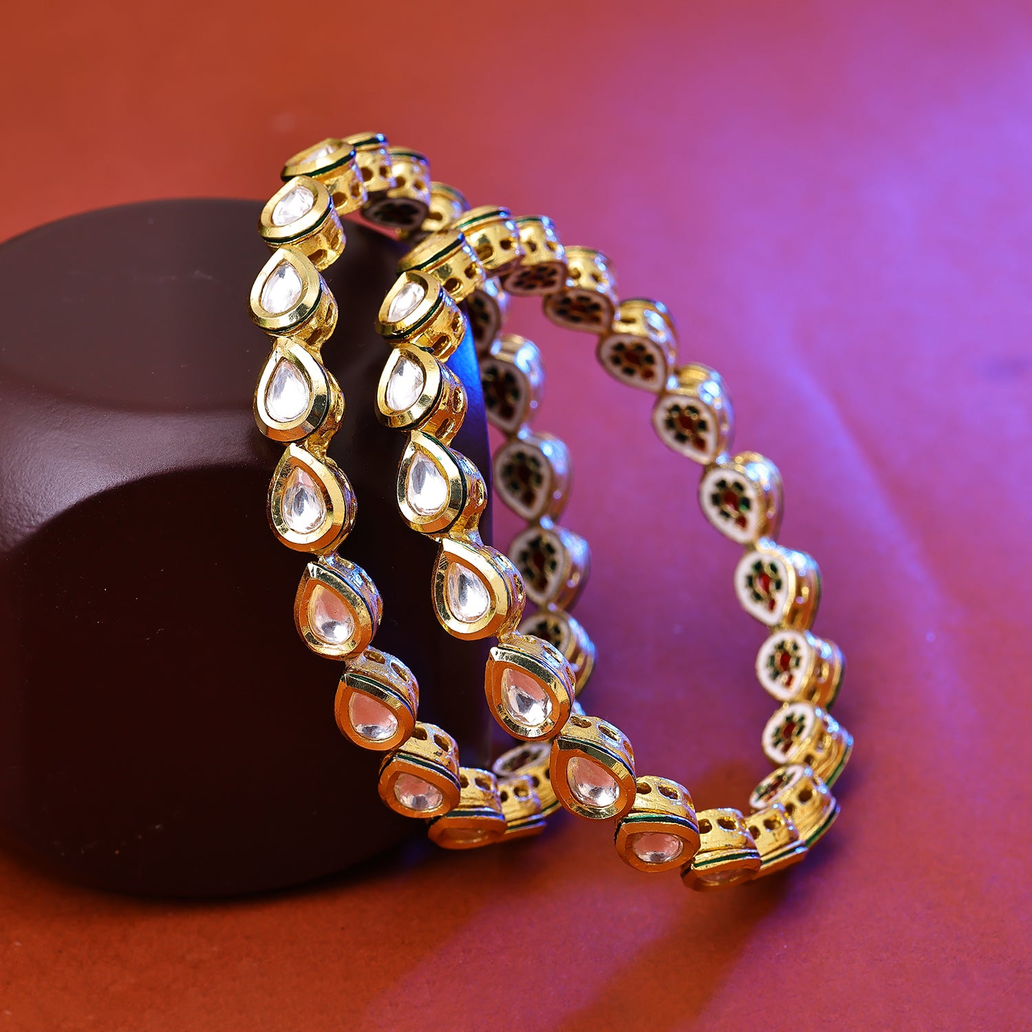Sukkhi Incredible Gold Plated Set of 2 Bangles For Women
