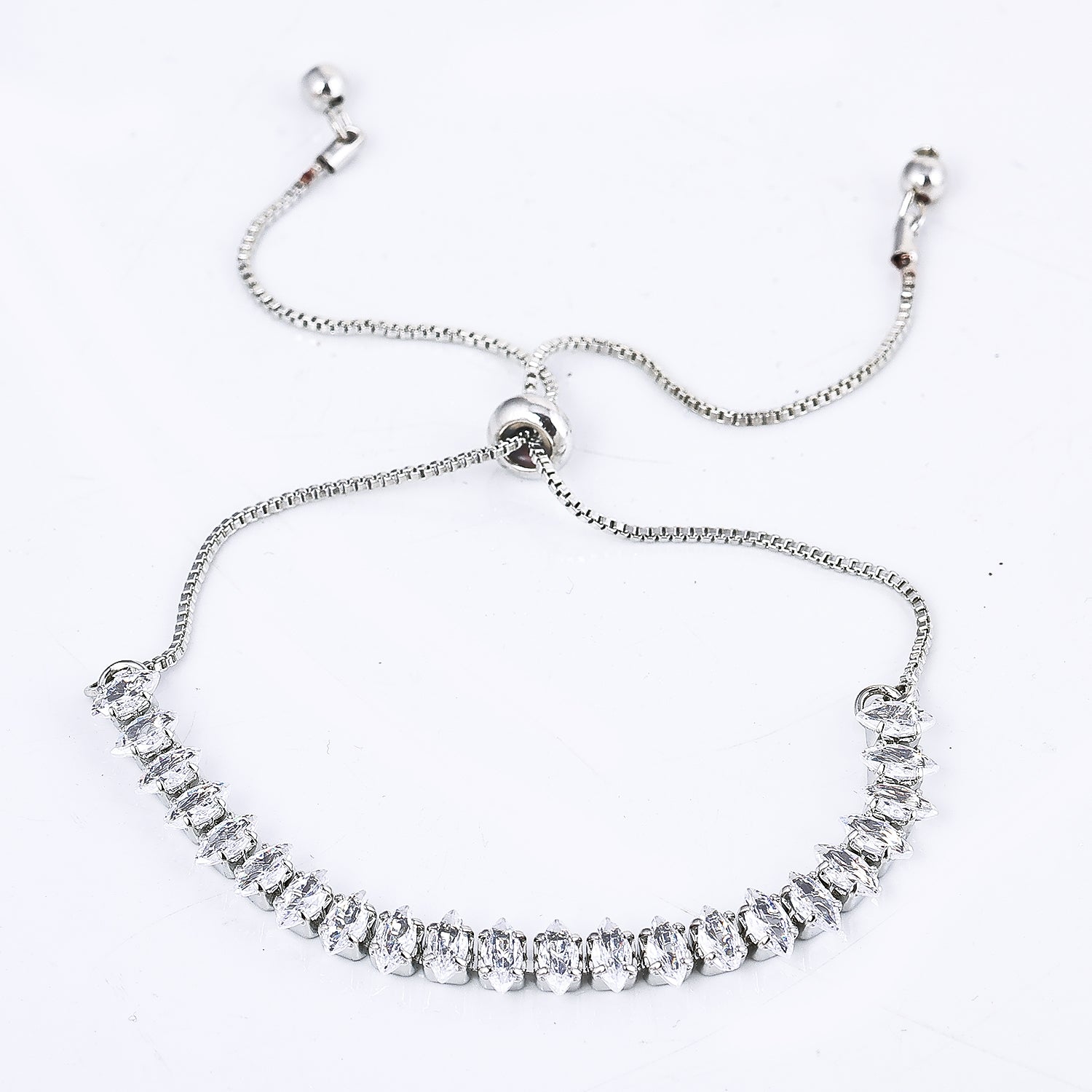 Sukkhi Beautiful Rhodium Plated Bracelet For Women