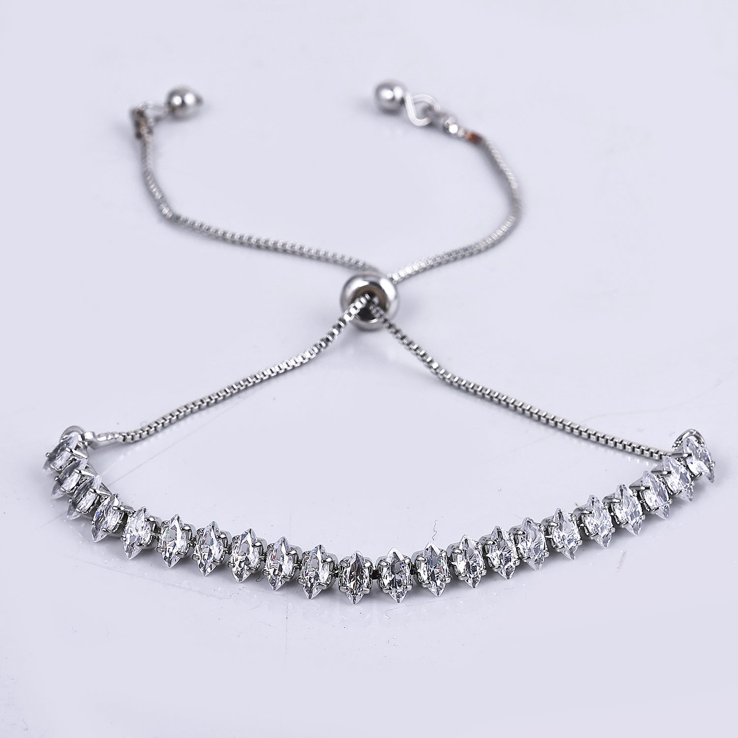 Sukkhi Charming Rhodium Plated Bracelet For Women