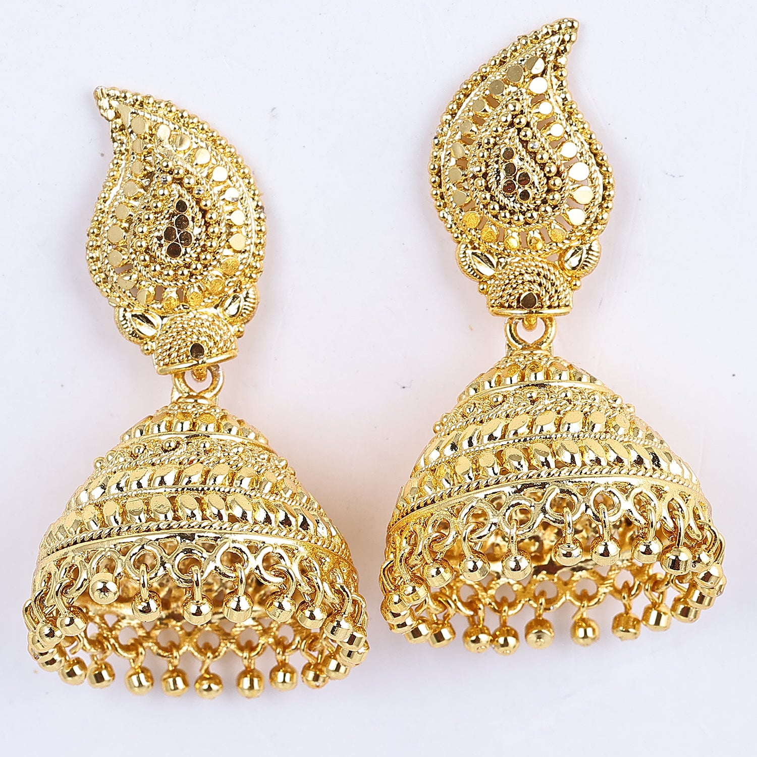 Sukkhi Infinity Gold Plated Jhumki Earrings For Women