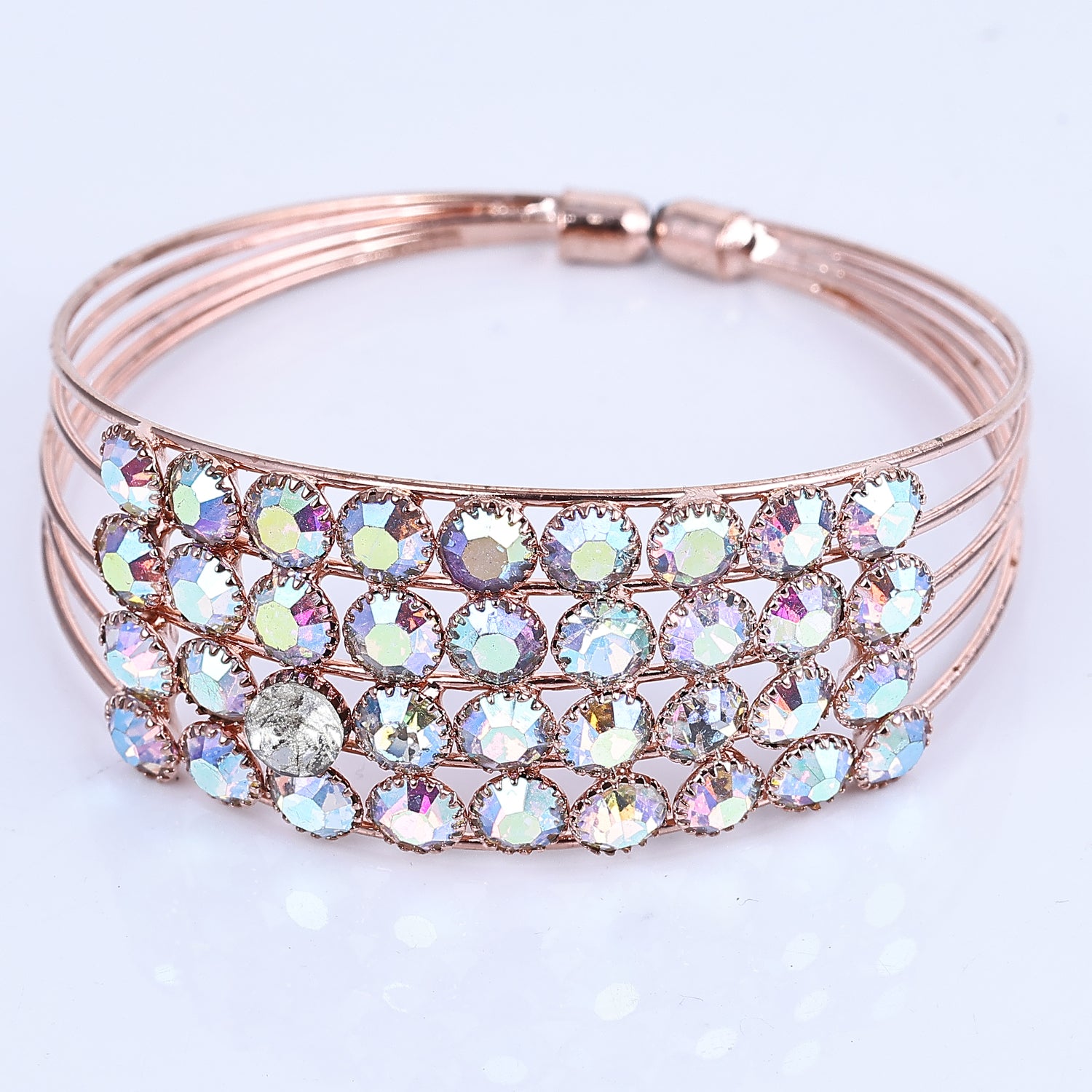Sukkhi Graceful Rose Gold Plated Bracelet For Women