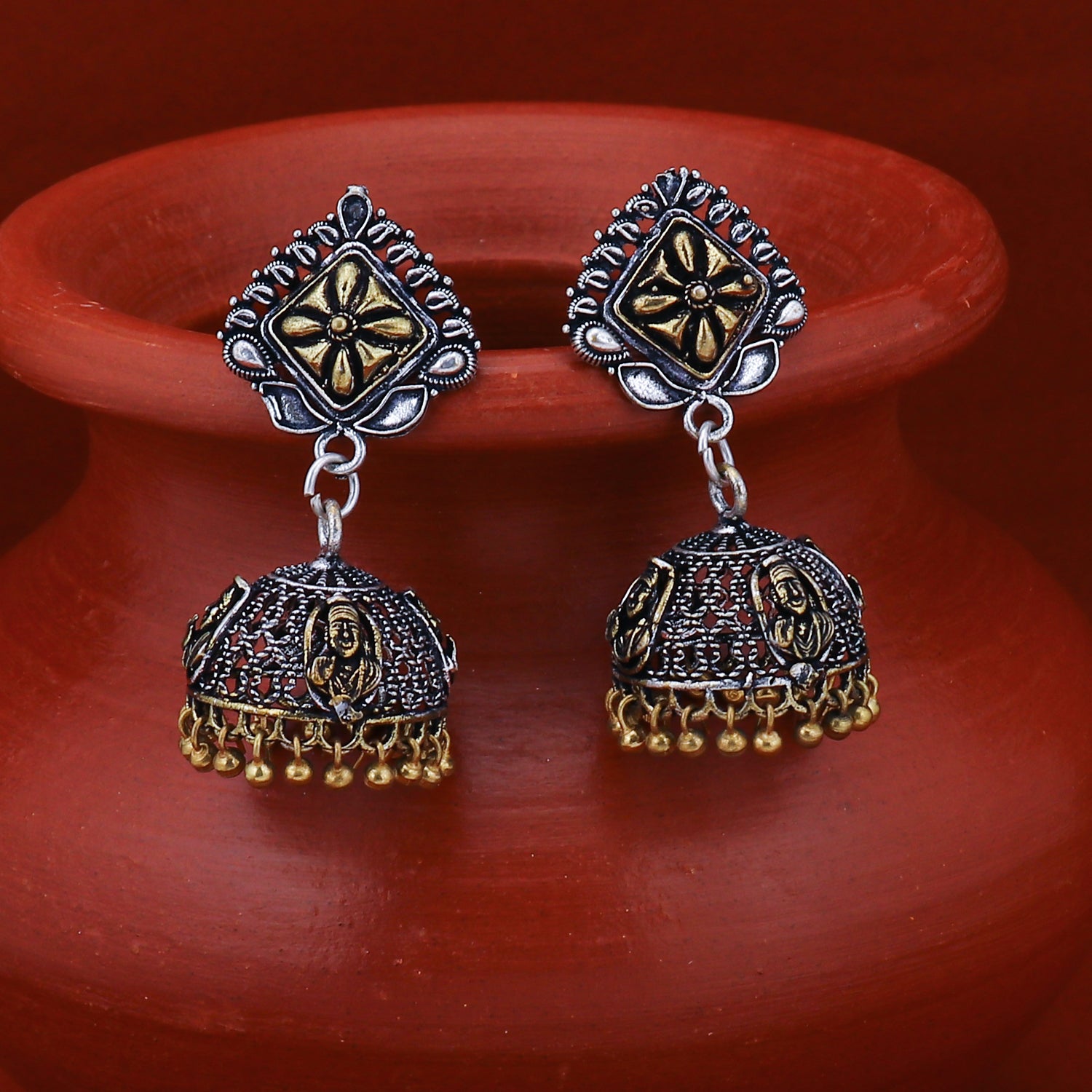 Sukkhi Exotic Oxidised God Jhumki Earring for Women