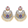 Sukkhi Glamorous Oxidised Peacock Chandbali Earring for Women