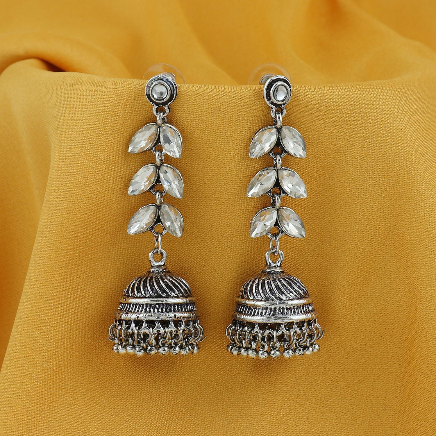 Sukkhi Charming Oxidised Jhumki Earring For Women