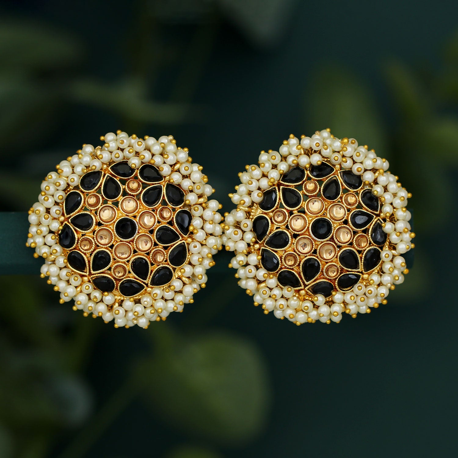 Sukkhi Classy LCT Gold Plated Pearl Stud Earring For Women