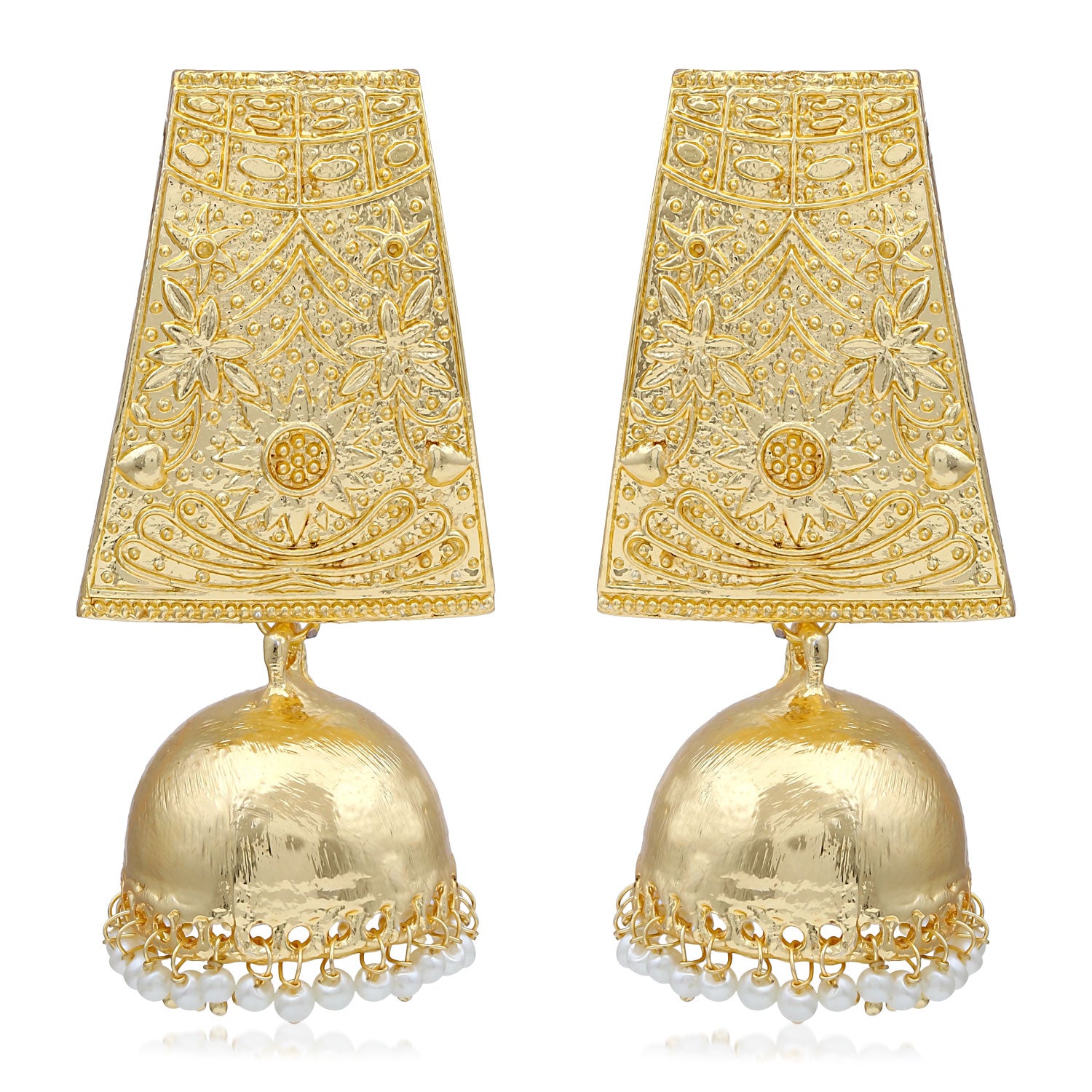 Sukkhi Elegant Gold Plated Pearl Jhumki Earring For Women