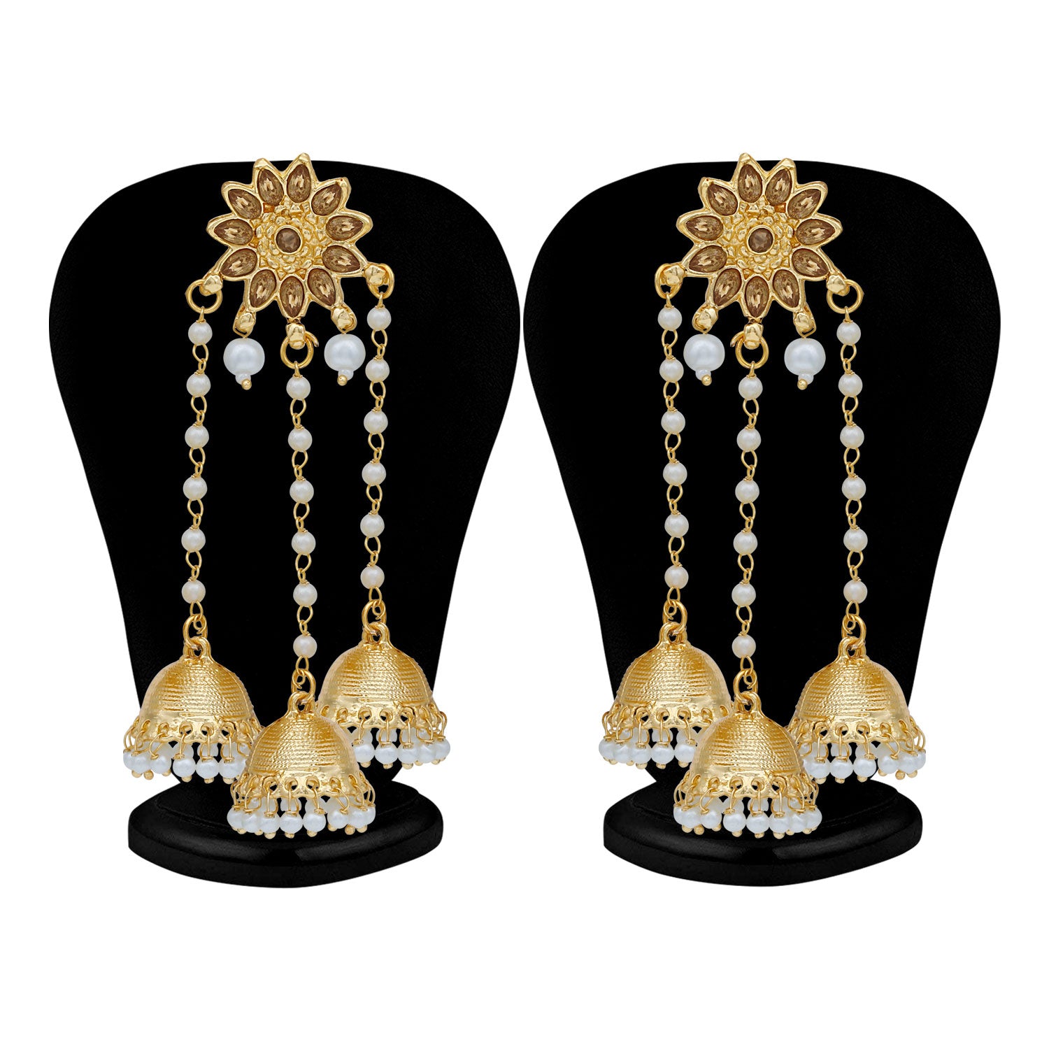 Sukkhi Gorgeous Gold Plated Pearl Jhumki Earring for Women