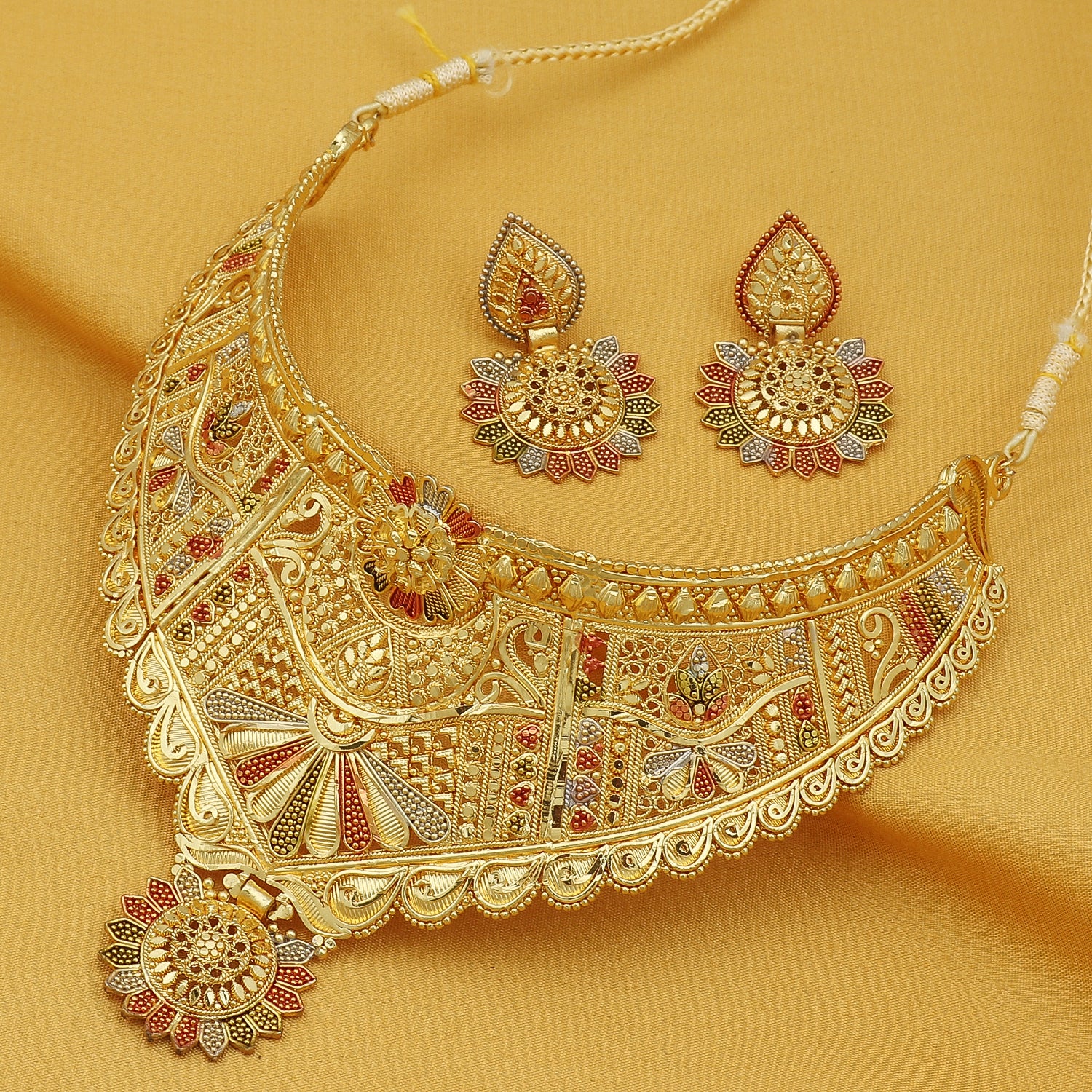 Sukkhi Incredible 24 Carat Gold Plated Choker Necklace Set for Women