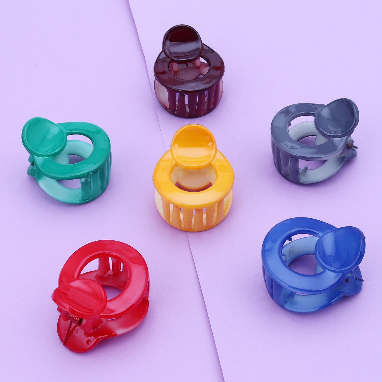 Sukkhi Classy Butterfly Hair Clip Hair Accessories for Women and Girl (Pack of 6) (Size: M)