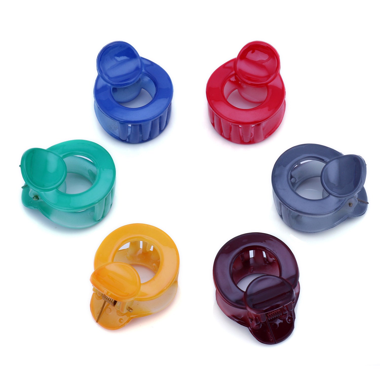 Sukkhi Classy Butterfly Hair Clip Hair Accessories for Women and Girl (Pack of 6) (Size: M)