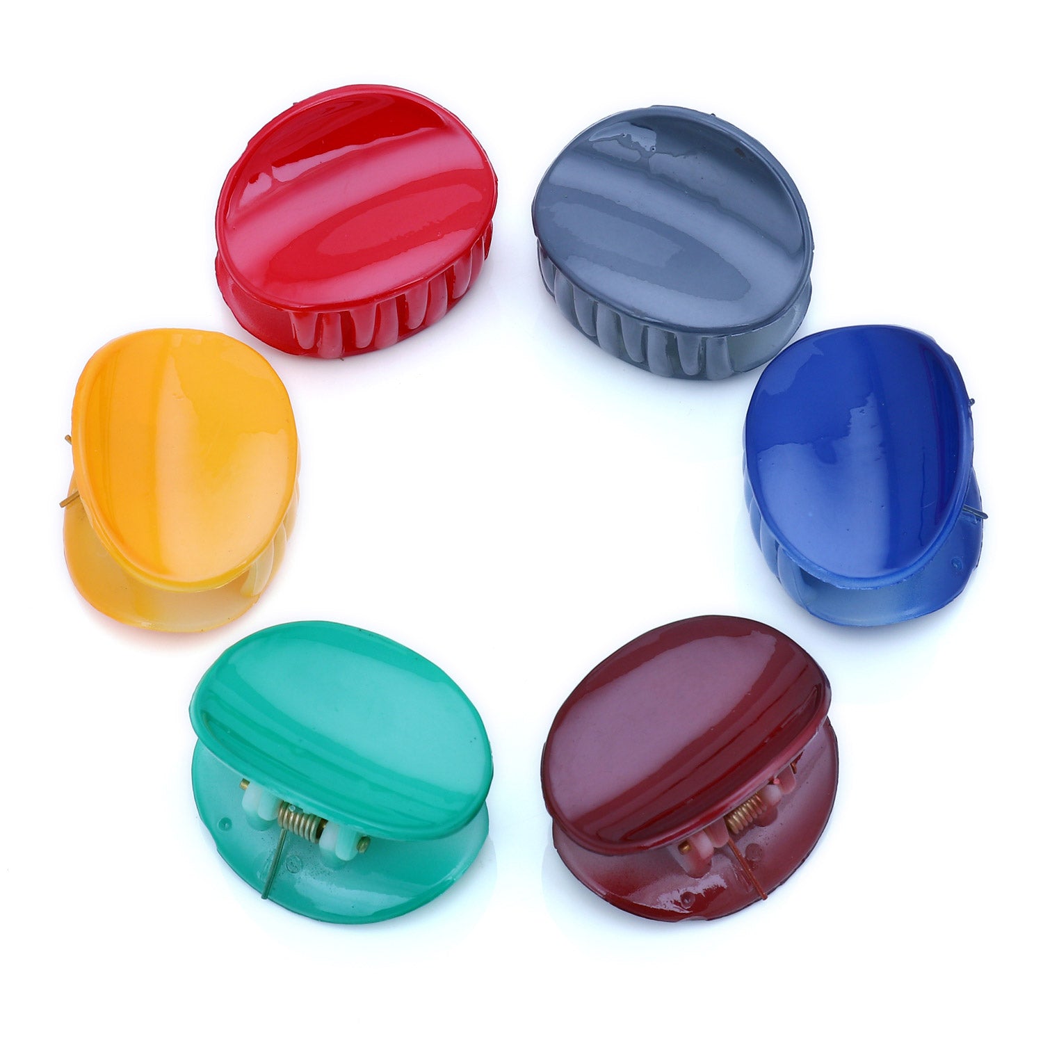 Sukkhi Shiny Butterfly Hair Clip Hair Accessories for Women and Girl (Pack of 6) (Size: M)