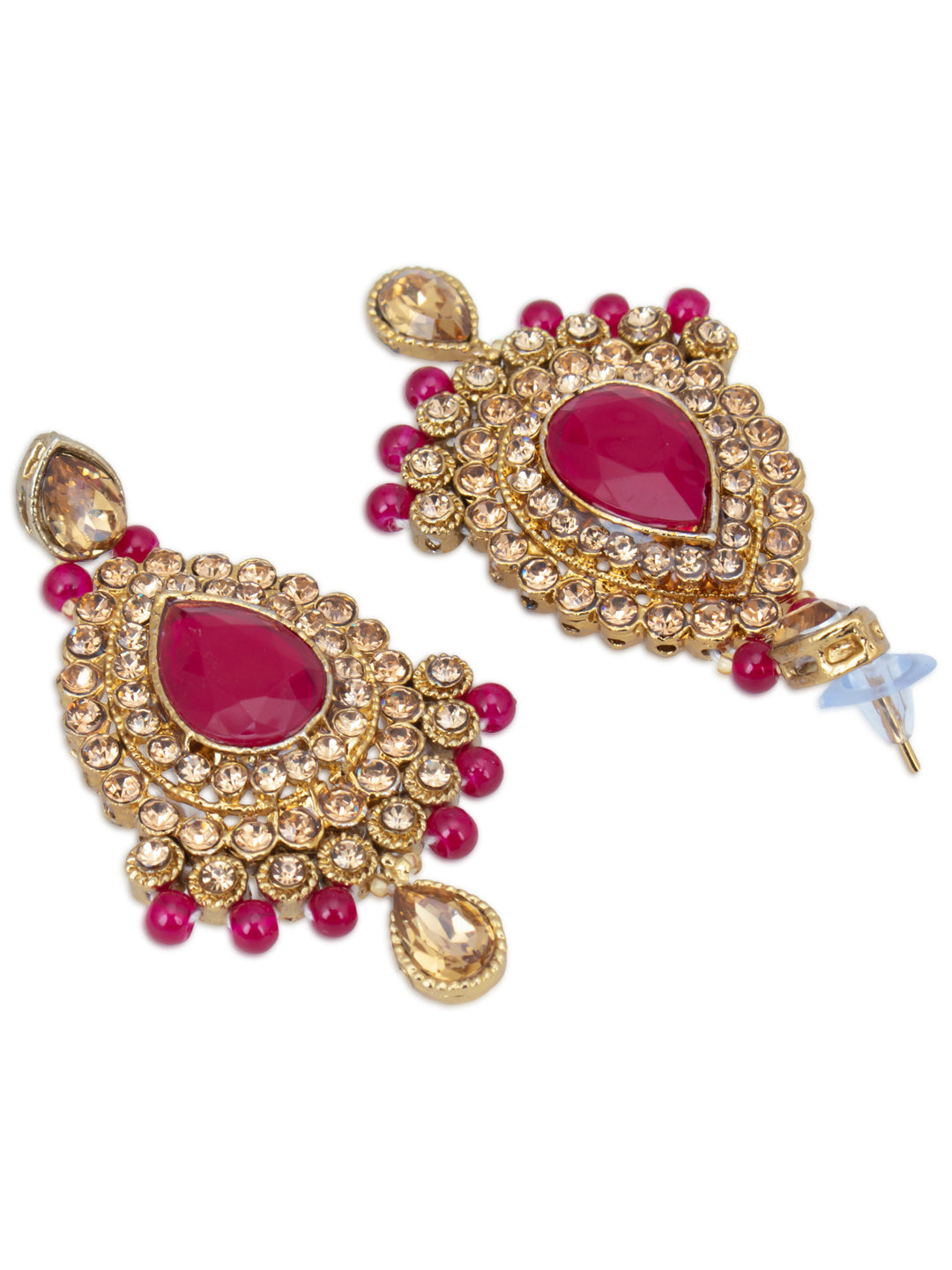 Sukkhi Classic LCT Gold Plated Pearl Choker Necklace Set for Women