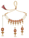 Sukkhi Beautiful LCT Gold Plated Pearl Choker Necklace Set for Women