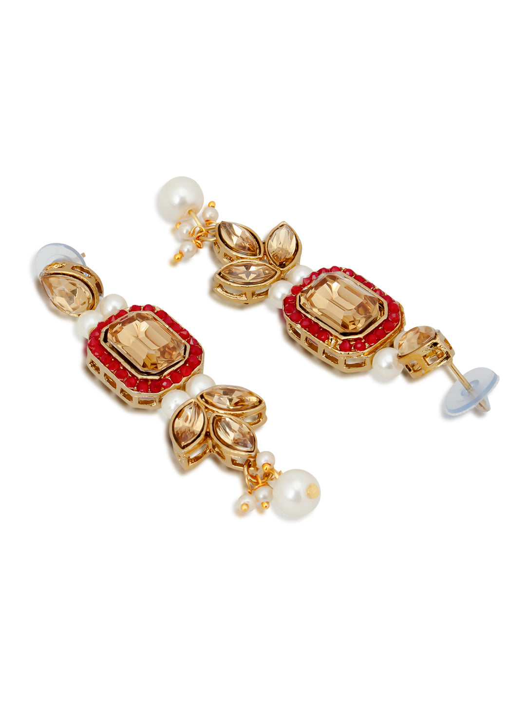 Sukkhi Beautiful LCT Gold Plated Pearl Choker Necklace Set for Women