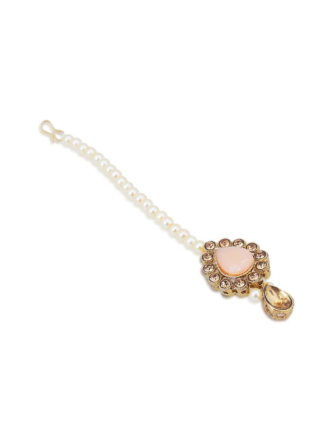 Sukkhi Lavish LCT Gold Plated Pearl Choker Necklace Set for Women