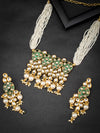Sukkhi Amazing Pearl Gold Plated Kundan Meenakari Necklace Set for Women