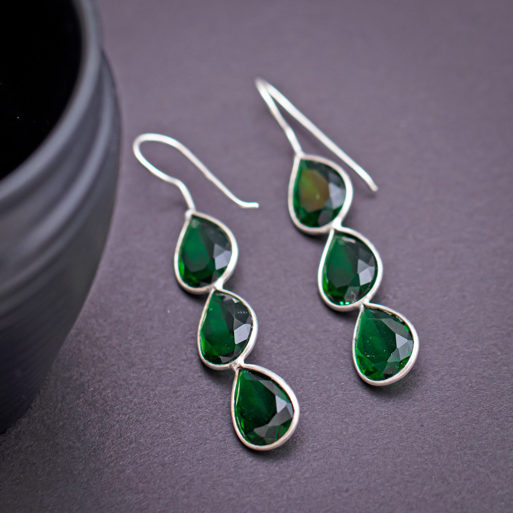 Sukkhi Sleek Oxidised Drop Earring for Women
