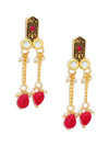 Sukkhi Brilliant Pearl Gold Plated Kundan Choker Necklace Set for Women