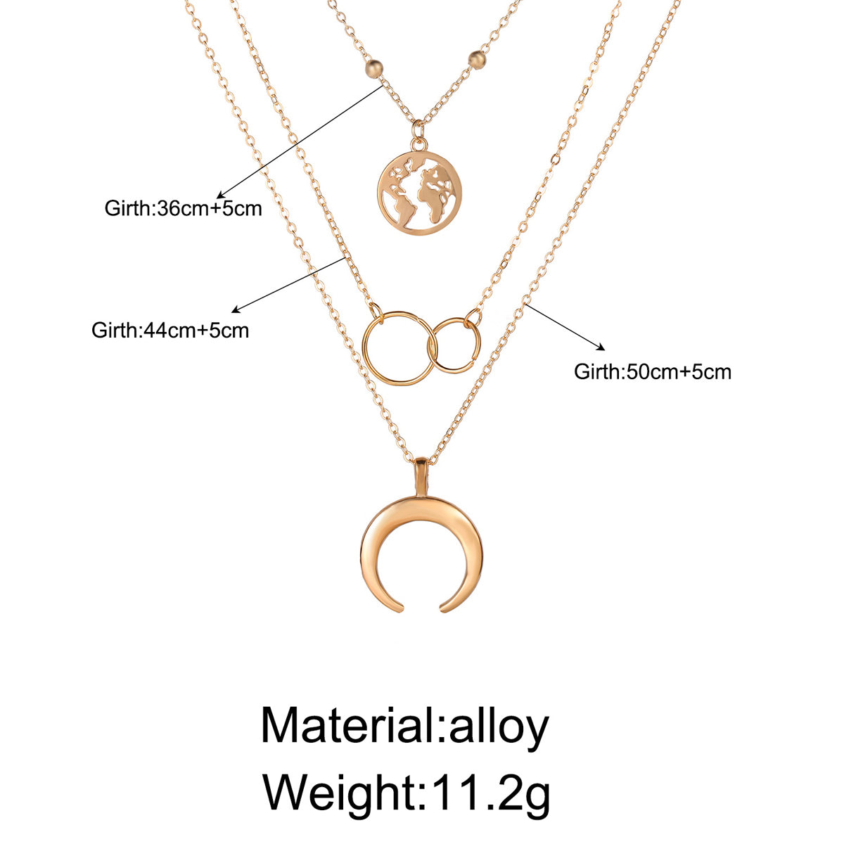 Scintillare by Sukkhi Fascinating Gold Plated Tripal Layered Necklace for Women