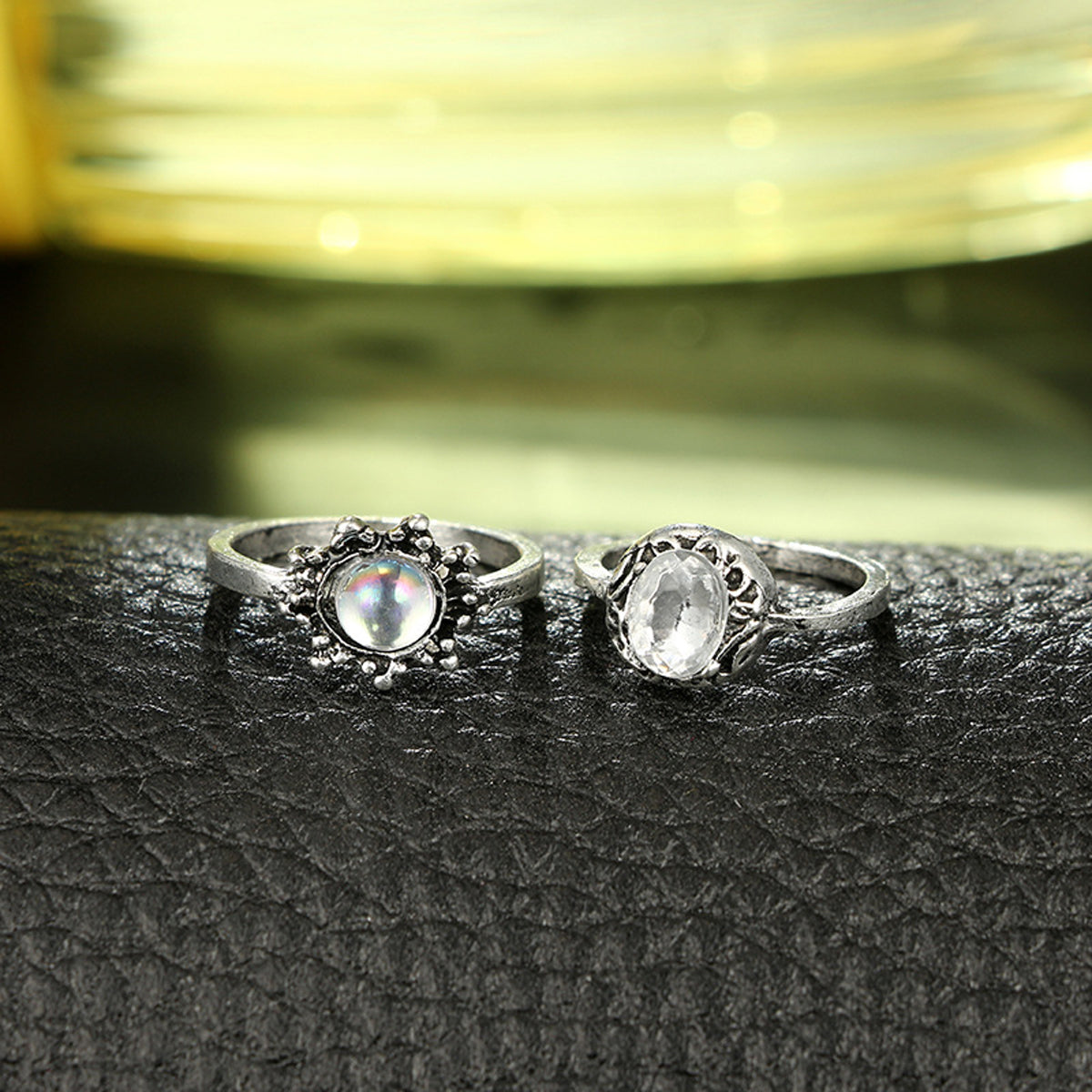 Scintillare by Sukkhi Astonish Oxidised Rings Combo for Women