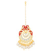 Sukkhi Equisite Kundan Gold Plated Pearl Maangtikka Worn By Karisma Kapoor