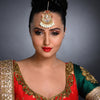 Sukkhi Equisite Kundan Gold Plated Pearl Maangtikka Worn By Karisma Kapoor
