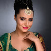Sukkhi Charming Kundan Gold Plated Pearl Maangtikka Worn By Karisma Kapoor