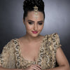 Sukkhi Stylish Pearl Gold Plated Kundan Maangtikka Worn By Karisma Kapoor
