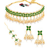 Sukkhi Splendid Gold Plated Kundan & Pearl Choker Necklace Set Worn By Karisma Kapoor