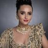Sukkhi Exotic Gold Plated Kundan & Pearl Choker Necklace Set Worn By Karisma Kapoor