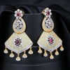 Sukkhi Classy Amazing Gold Plated CZ Dangle Earring for Women
