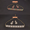 Sukkhi Delightful Choker Kundan & Pearl Pink & Green Gold Plated Necklace Set For Women