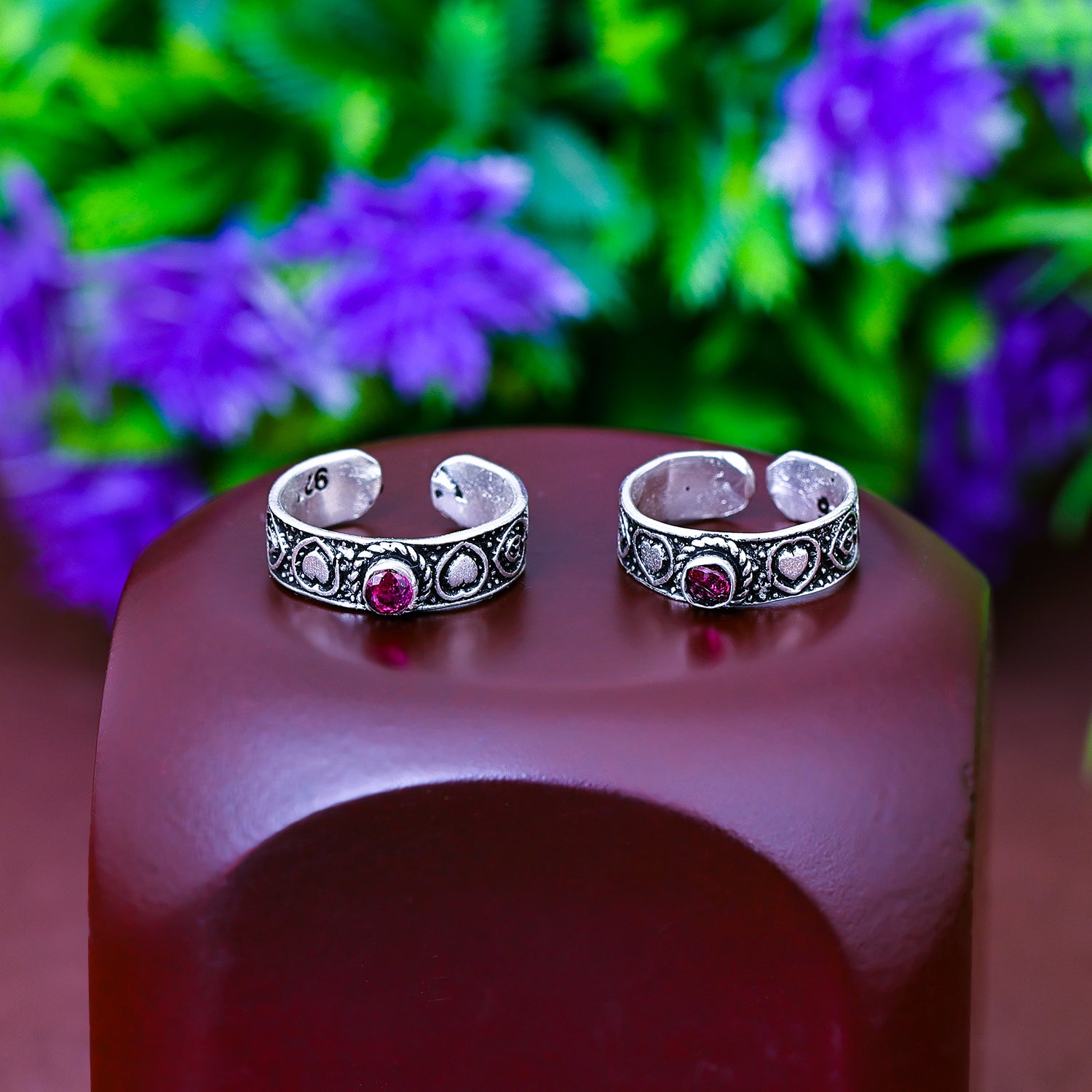 Pissara by Sukkhi Glorious 925 Sterling Silver Toe Rings For Women And Girls|with Authenticity Certificate, 925 Stamp & 6 Months Warranty