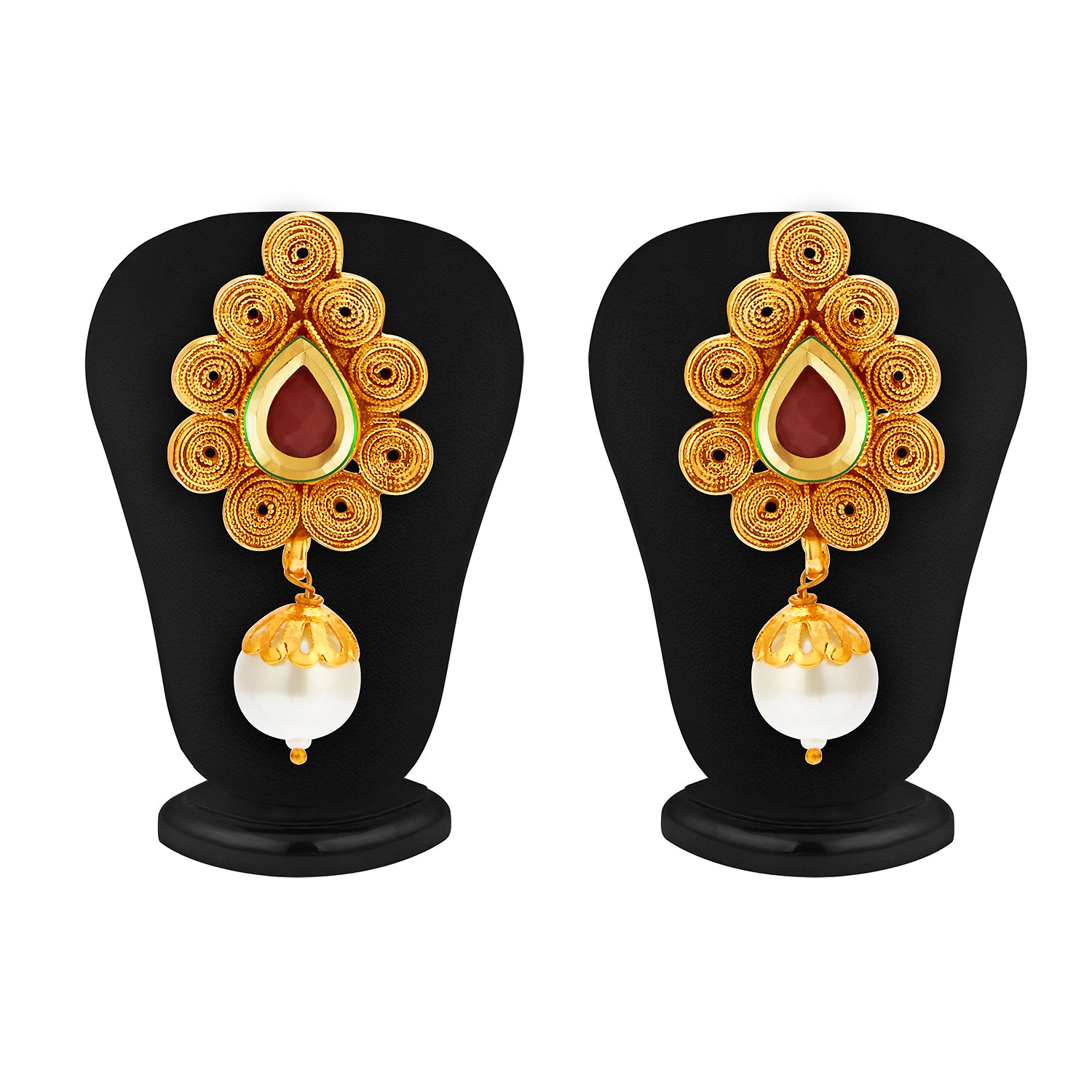 Sukkhi Marvelous Gold Plated Kundan Long Haram Necklace Set For Women 2580NKDP900