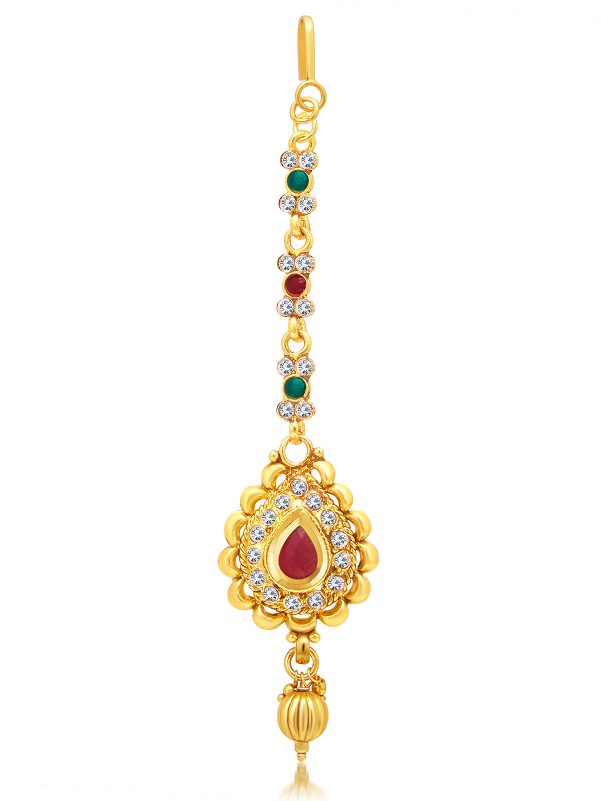 Sukkhi Gorgeous Gold Plated Austrian Diamond Choker Necklace Set For Women 3270NGLDPJ1400