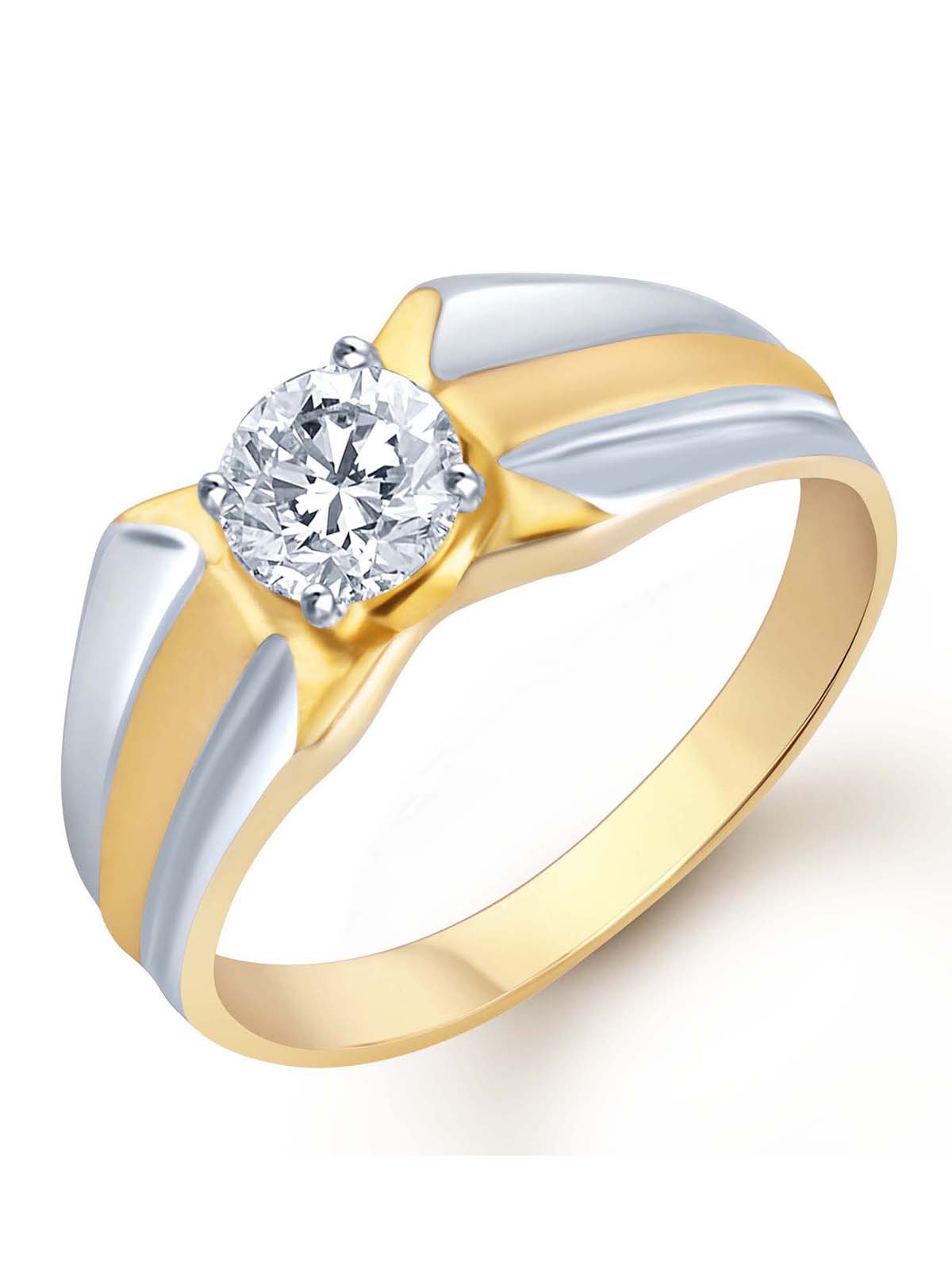 Sukkhi Stylish Gold Plated Cz Set Of 3 Gents Ring Combo For Women 440CB1650
