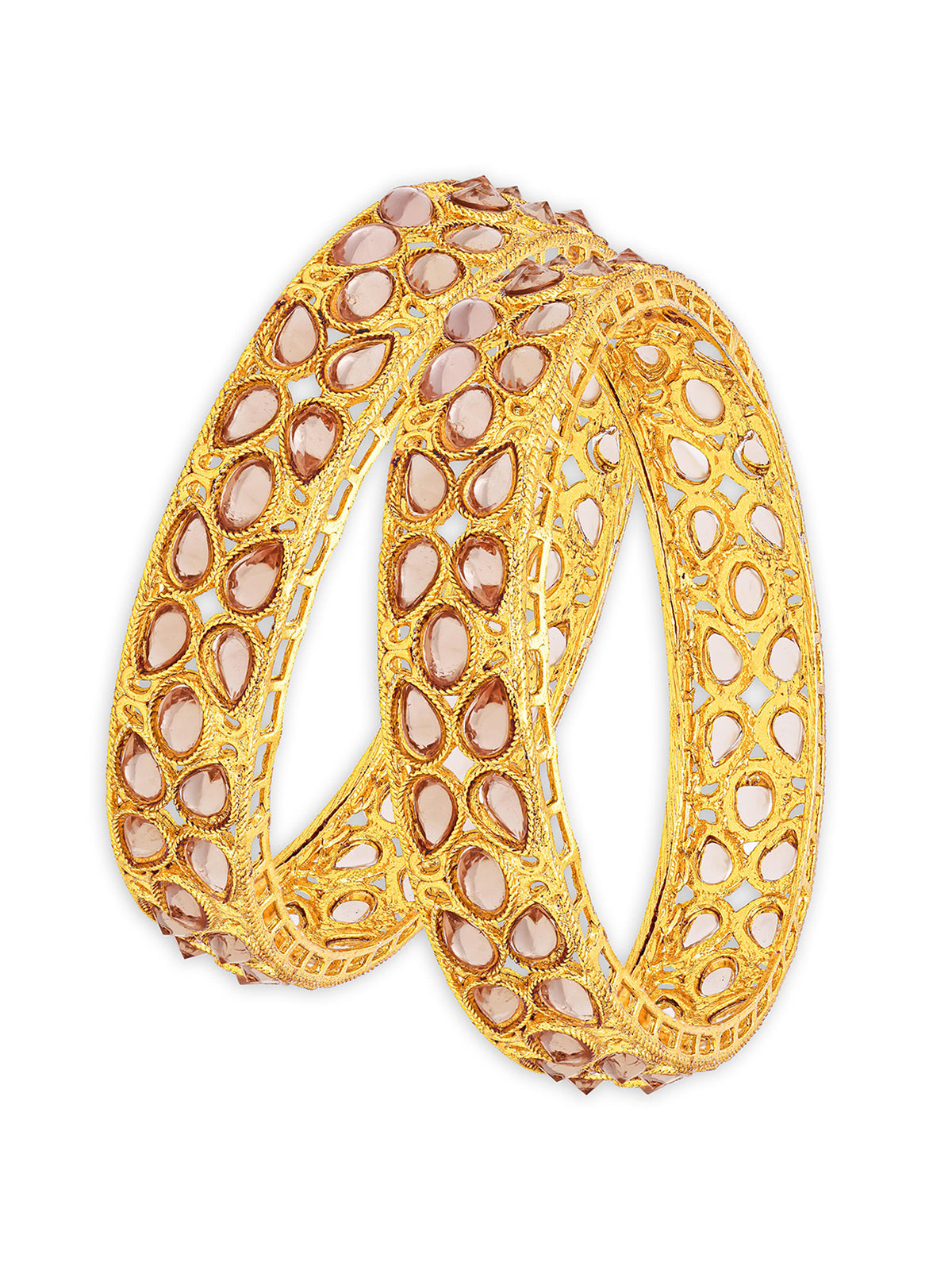 Sukkhi Fine Gold Plated Bangle Set For Women (Set of 2) B102258