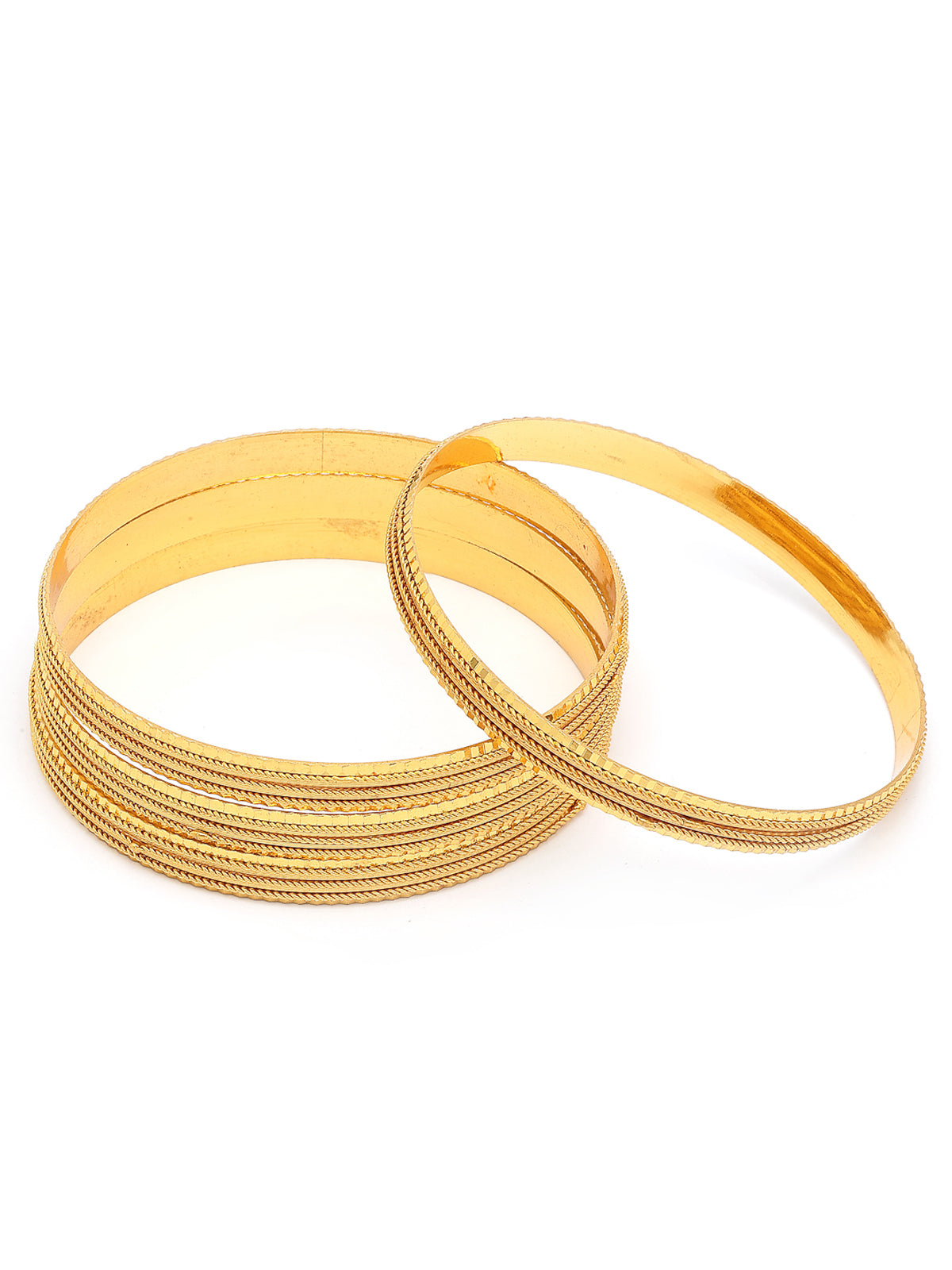 Sukkhi Indian Traditional One Gram Gold Plated Set of 4 Bangle Jewellery For Women & Girls|Gifts for Wife Girlfriend Mother Sister|B107304