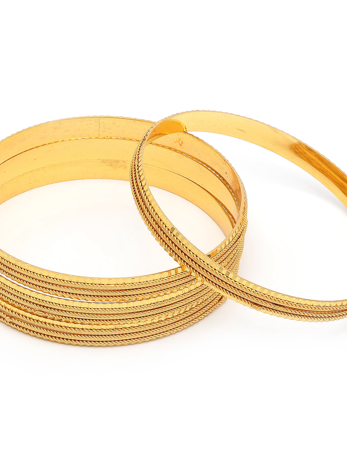 Sukkhi Indian Traditional One Gram Gold Plated Set of 4 Bangle Jewellery For Women & Girls|Gifts for Wife Girlfriend Mother Sister|B107304