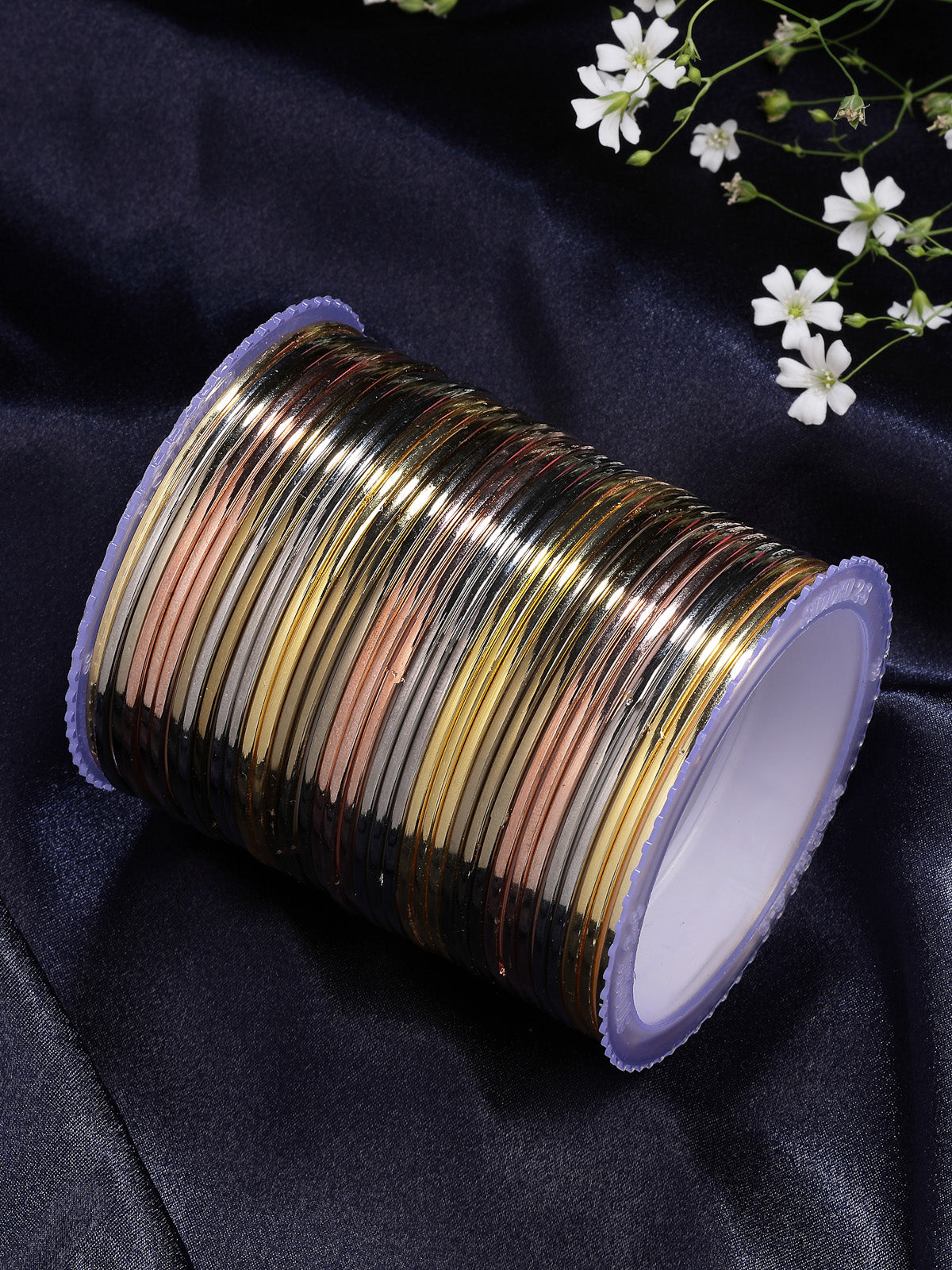 Scintillare By Sukkhi Decent Stylish Antique Look Oxidised Bangle Set for Women & Girls|36 Bangles|B107490