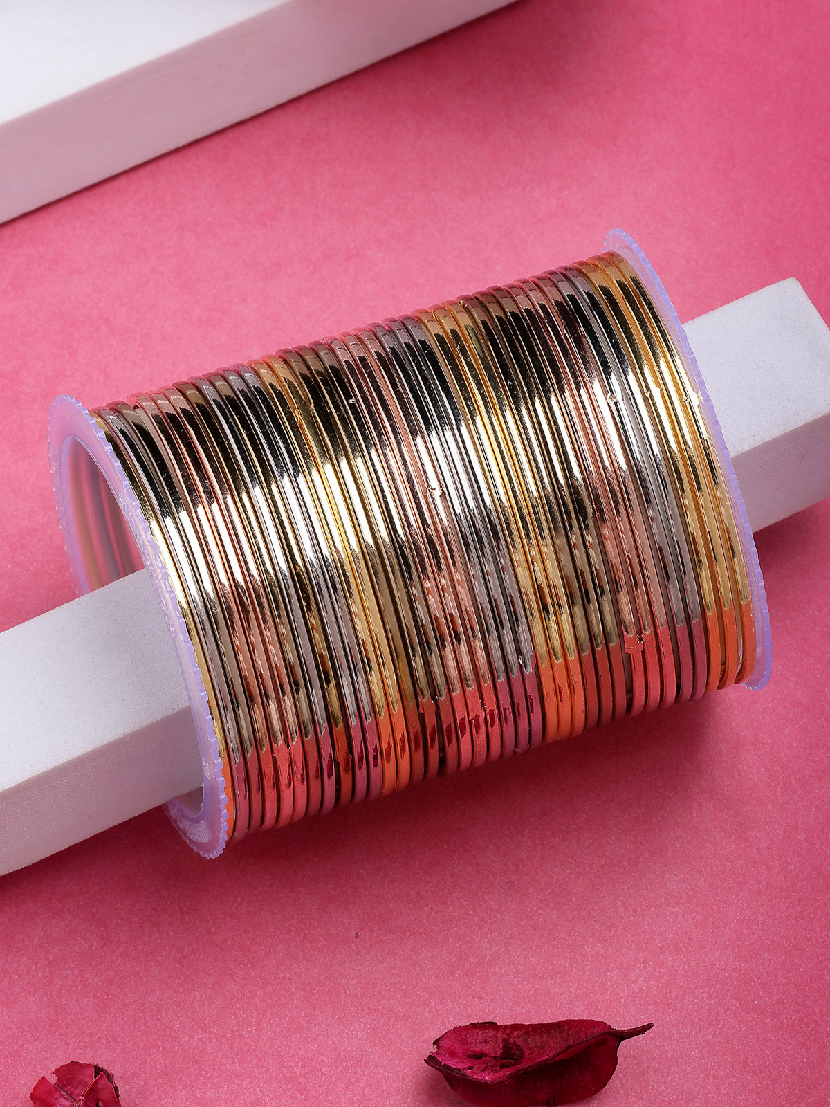 Scintillare By Sukkhi Decent Stylish Antique Look Oxidised Bangle Set for Women & Girls|36 Bangles|B107490