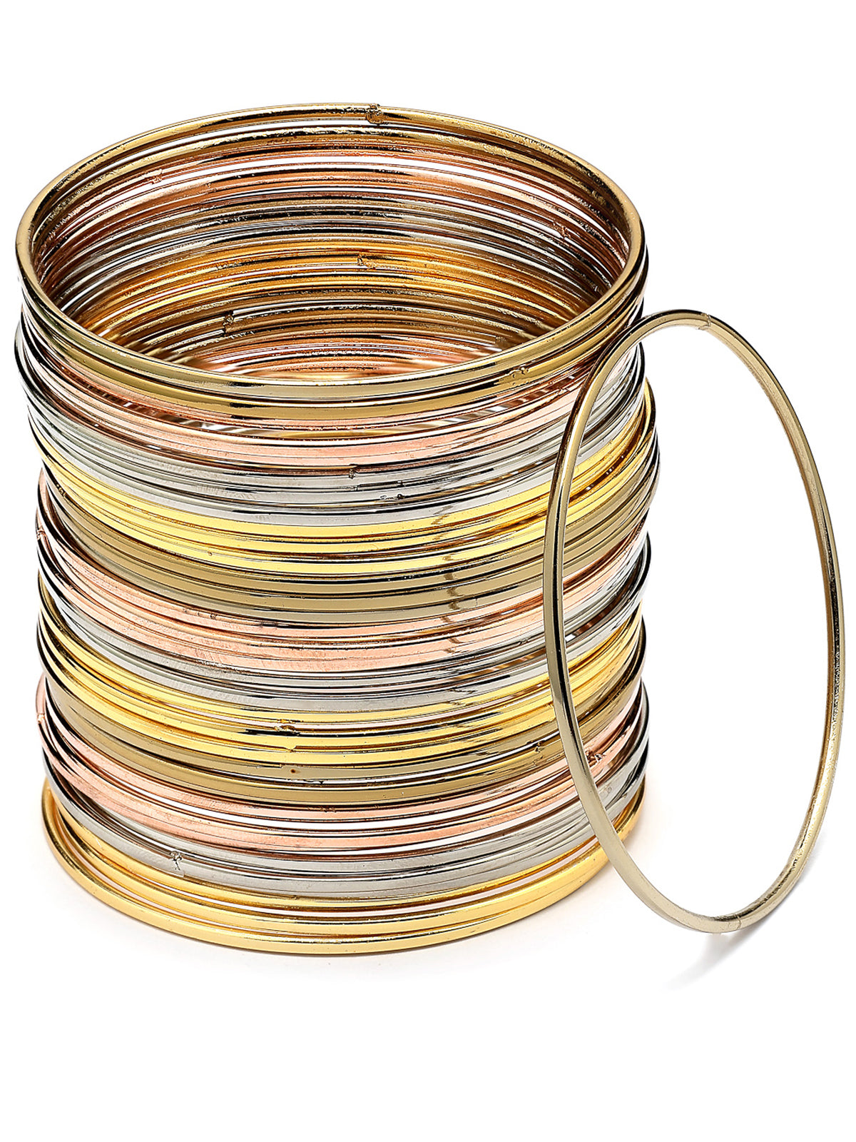 Scintillare By Sukkhi Decent Stylish Antique Look Oxidised Bangle Set for Women & Girls|36 Bangles|B107490