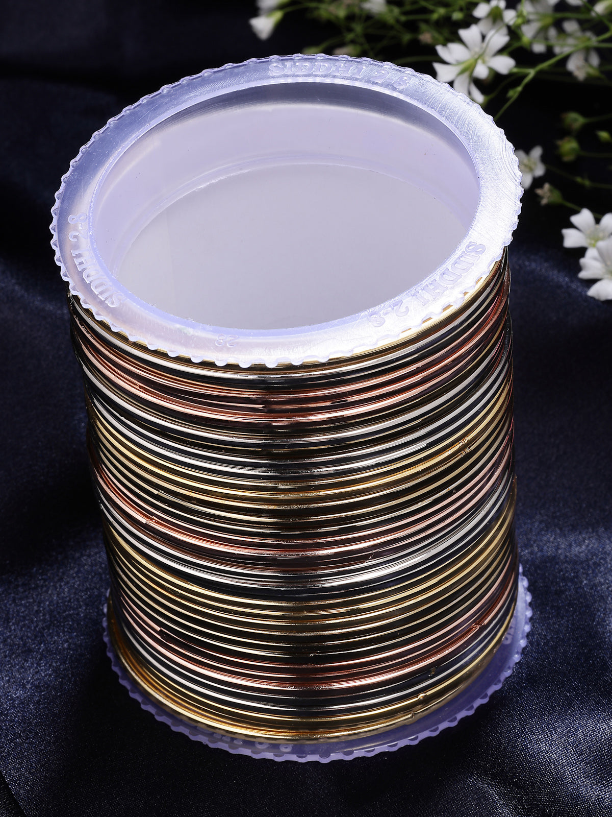 Scintillare By Sukkhi Decent Stylish Antique Look Oxidised Bangle Set for Women & Girls|36 Bangles|B107490