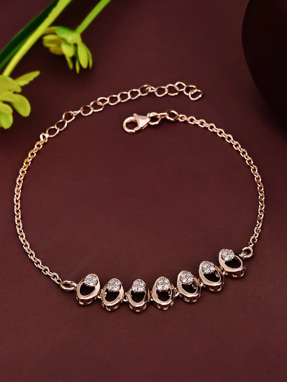 Pissara by Sukkhi Incrediable 925 Sterling Silver Cubic Zirconia Bracelets For Women And Girls|with Authenticity Certificate, 925 Stamp & 6 Months Warranty BC104585