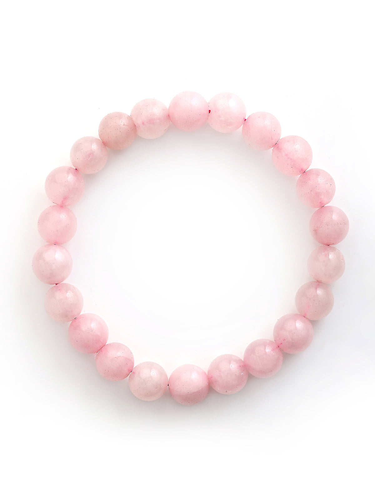 Scintillare By Sukkhi Natural Reiki Feng-Shui Healing Crystal Gem Stone Triple Protection Original Natural Stone Rose Quartz Romance Bracelet for Women Girls & Unisex Adult|BC107120